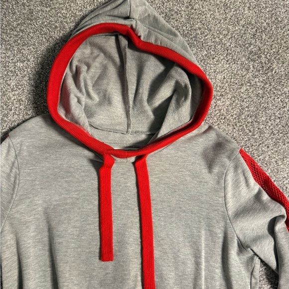Women’s grey and orange hoodie - Picture 3 of 6